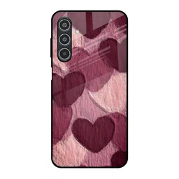QRIOH Women Sweetheart Patterned Printed Samsung Galaxy M35 5G Silicone Glass Back Case-picture-22