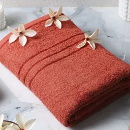 Monte Carlo Red 350 GSM Cotton Bath Towel-image-76