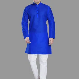 DIVISIVE Men Regular Kurta with Pyjamas image 1