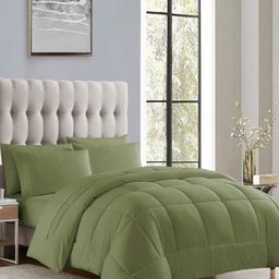 RF RELAXFEEL Green Microfiber Heavy Winter 500 GSM Double Bed Quilt-picture-3