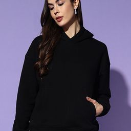 Dogman Women Hooded Oversized Ribbed Anti Odour Sweatshirt-image-37