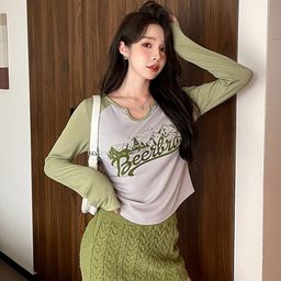 StyleCast x Revolte Women Typography Printed Round Neck Top-image-50