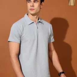MetronautPack Of 2 Polo Collar Short Sleeves Applique T-shirt-image-24