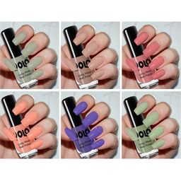 VOLO Set Of 6 Color Rich Toxic Free Perfection Shine Nail Polish - 5 ml Each- VT-011-9