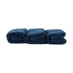 BOMBAY DYEING Santino Navy Blue 3 Pieces Pure Cotton Face Towels-30