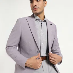 Blackberrys Textured Single Breasted Formal Blazer-picture-35