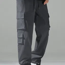 VOOTER Men Relaxed Cargos Trousers-picture-14