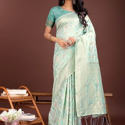 Astita Woven Design Zari Saree-image-57