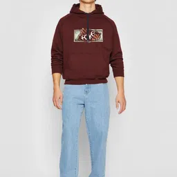 Moda Rapido Men Printed Hooded Sweatshirt-picture-2