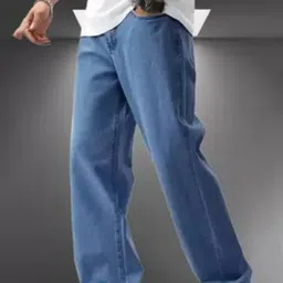COMFITS Men Classic Slash Knee Regular Fit Mid-Rise Light Shade Stretchable Jeans-image-62