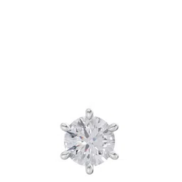 Sparkles Lab Grown Diamond 0.15 Ct Round Shape 6 Prong Solitaire Diamond Nose Pin-image-99