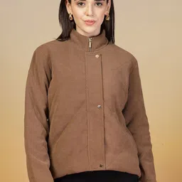 Juelle Women Acrylic Bomber Jacket-image-99