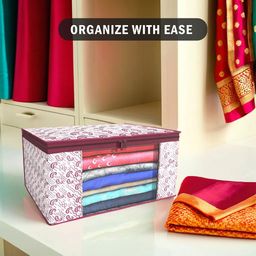 Kuber Industries Maroon Set of 6 Regular Drawer Organiser Organisers image 3