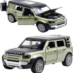 1:36 Defender Die Cast Metal Car Alloy Car Toy Sound Light-15