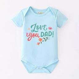 BLUSHES Infants Father's Day Theme Printed Pure Cotton Bodysuit-image-66