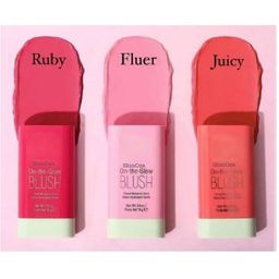 SUNISA Set Of 3 On The GlowCream Blusher Stick- 19 g Each- Ruby- Fluer- Juicy-55