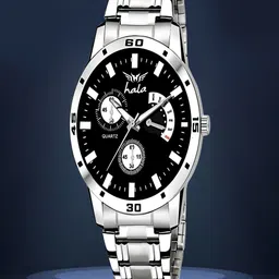 Hala Men Solid Round Foldover Regular Analogue Watch-8185-58