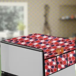 The Furnishing Tree Pink Plastic Refrigerator Cover-image-56
