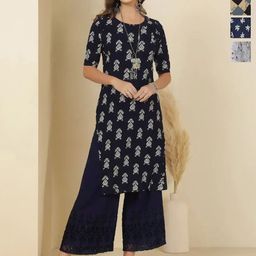 Anouk Rustic Selection Of 4 Ethnic Motifs Printed Straight Kurtas-image-89