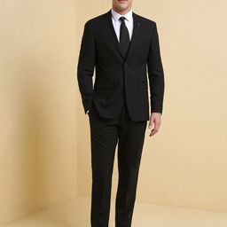 Allen Solly Slim Fit Single-Breasted Two Piece Formal Suit-image-43