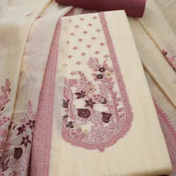 Soch Printed Unstitched Dress Material-image-95