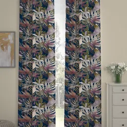 ROSARA HOME Unisex Blue Curtains and Sheers-image-35