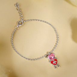 GIVA Girls 925 Silver Charm Bracelet-image-29