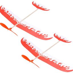 40cm DIY Educational Physics Rubber Band Airplane Science Learning Toy Set of 2-image-68