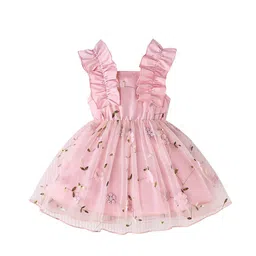 StyleCast x Revolte Floral Print Applique Balloon Mini Dress-image-13