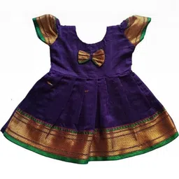 Mom and Me Blue Cotton Dresses-image-43