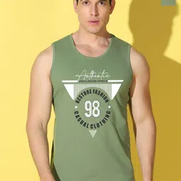 WOOSTRO Pack Of 2 Printed Gym Vests VWS26(98 LGTGREEN)(ENJOY LGTGREEN)-image-45