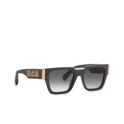 PHILIPP PLEIN Men Grey Lens & Gunmetal-Toned Square Sunglasses with-image-49