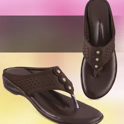 HUNYZA FOOTWEAR Women T-Strap Flats-44