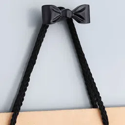 Indianshelf 3-Pcs Black Bow ShapedWallHooks image 3