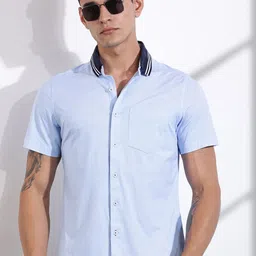 Thomas Scott Men Classic Slim Fit Opaque Printed Casual Shirt-image-69