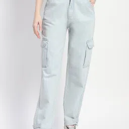 Madame Women Mid-Rise Heavy Fade Regular Fit Jeans-picture-7