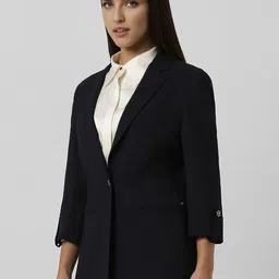 van heusen woman Van Heusen Self Design Single-Breasted Formal Blazer image 5