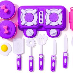 11-Piece Kids Kitchen Play Set-image-60