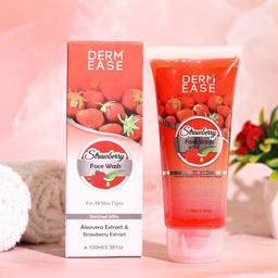DERMEASE Strawberry Face Wash with Aloevera Extract & Strawberry Extract - 100 ml-46