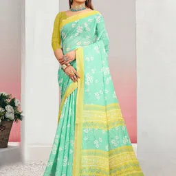 Mitera Floral Zari Saree-picture-20