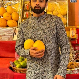 Ethnic India Selection Of 2 Floral Printed Mandarin Collar Straight Kurta-41