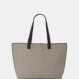 Forever Glam by Pantaloons Printed Structured Tote Bag with Cut Work-14