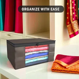 Kuber Industries Brown Set of 6 Regular Drawer Organiser Organisers image 3