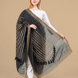 Karthav Fashion Art Silk Dupatta with Gotta Patti-20