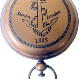 2 inch Brown Antique Push Button Brass Magnetic Compass Compass-3