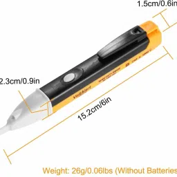 goodsbazaar Non-Contact AC Voltage Tester Alert Pen Volt Test Meter Detector Sensor 90~1000V Analog Voltage Tester image 5