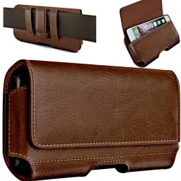Bodoma BeltPouch Holster Waist Bag with Magnatic For Mobile Pouch Up To 6.7 inch (Brown)-image-63