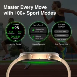 Fastrack Optimus2 Pro-1.43'' AMOLED|Advanced Blazing Fast UI|AOD|Metal Case|Working Crown Smartwatch image 4