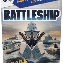 hasbro gaming Battleship Grab and Go Game; Portable 2 Player Game; Fun Travel Game for Ages 7+ Strategy & War Board Game image 2