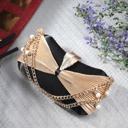 Party Gold, Black Clutch-image-10